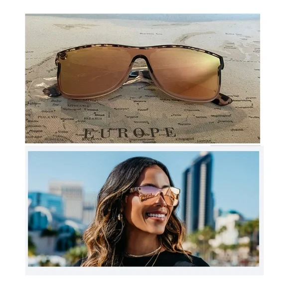 NWOB Blenders Eyewear Lion Heart Tortoise to Champagne Polarized Sunglasses - Picture 1 of 10